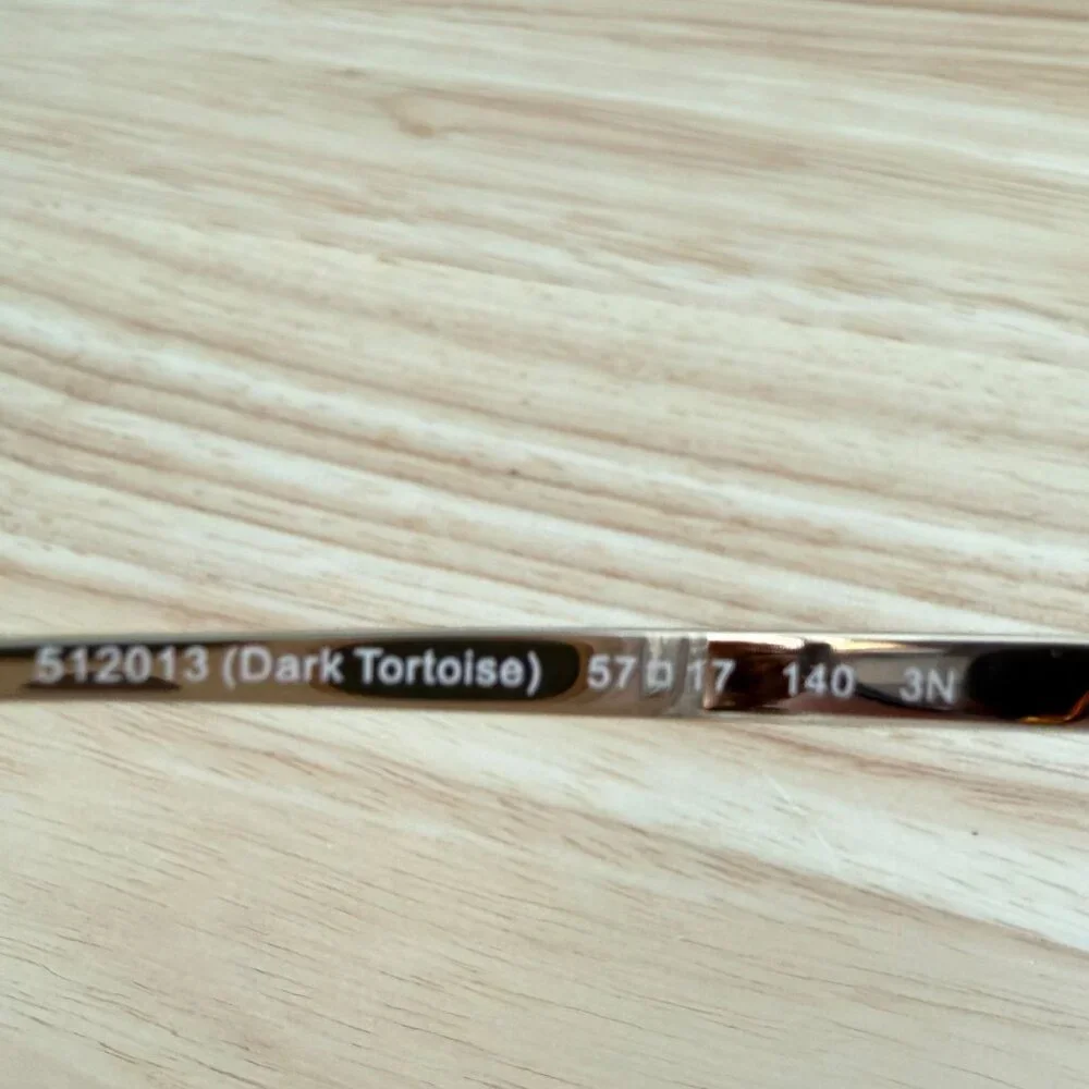 Coach Tortoise Sunglasses HC8280U L1116 XL Gold Cut Out Rims With Case & Papers - Picture 14 of 16